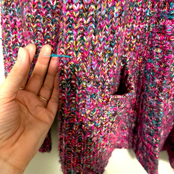 Multi-Colored Knit Cardigan from Mossimo (Size XS) - Picture 7 of 7